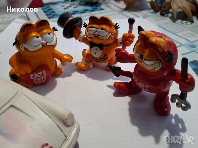 GARFIELD стари фигурки лот, снимка 4 - Колекции - 53149774