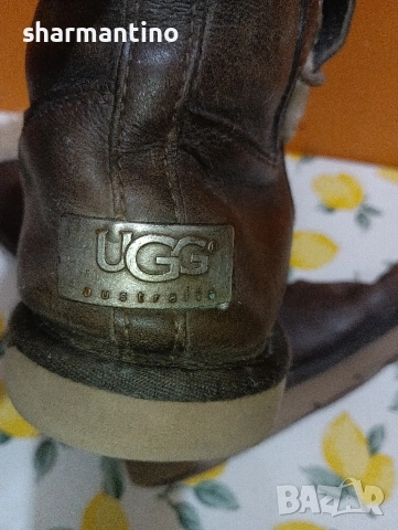 UGG кожени ботуши N 39, снимка 7 - Дамски ботуши - 52976725