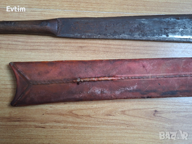 Африкански Масайски (Maasai) къс Меч Seme „Семе”, 20-ти век., снимка 7 - Антикварни и старинни предмети - 53692006