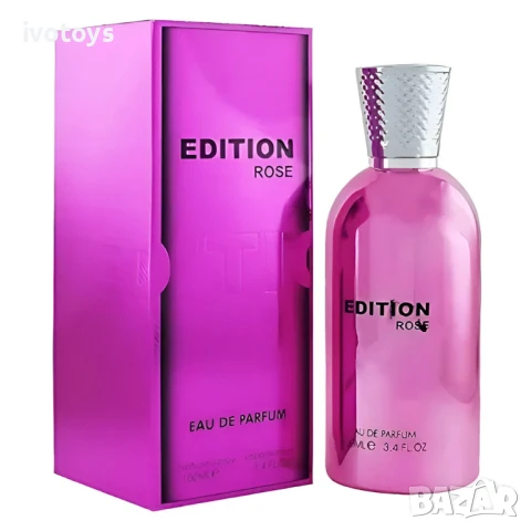 Дамски парфюм Fragrance World Edition Rose, EDP 100ml, снимка 1