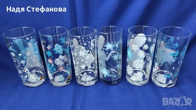 Стъклени чаши, замръзналото кралство FROZEN , снимка 2 - Колекции - 47326757