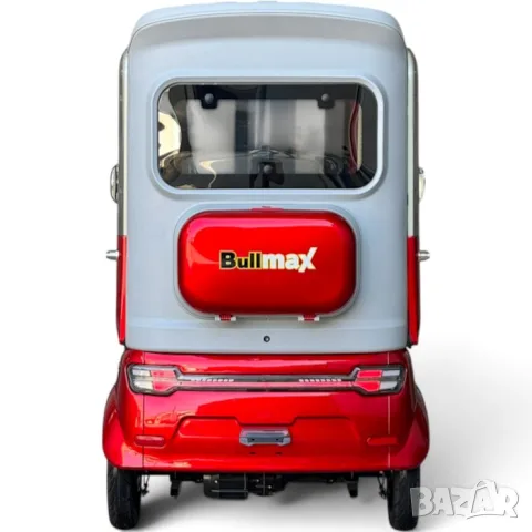 Триместна електрическа триколка с кабина и сваляеми 4 врати Bullmax Atlas 3000W, 72V/32Ah, снимка 7 - Инвалидни скутери - 55948201