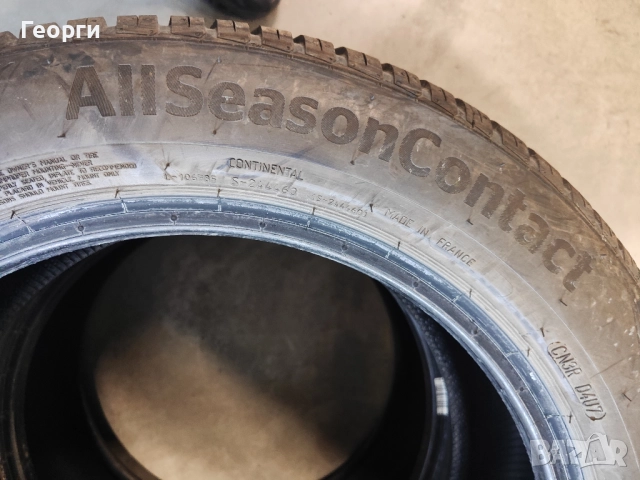 2бр.всесезонни гуми 215/55/17 Continental, снимка 4 - Гуми и джанти - 52157285