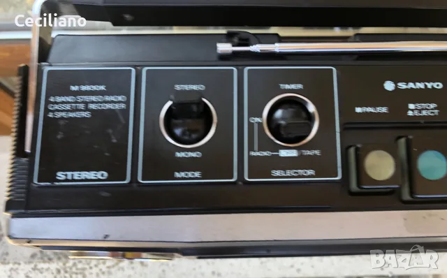 SANYO M-9930K-Оригинален японски радиокасетофон., снимка 9 - Радиокасетофони, транзистори - 55929228