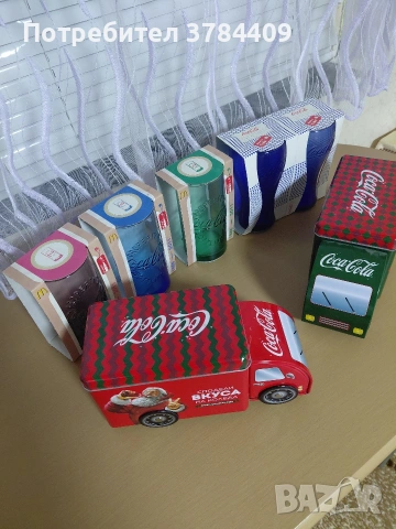 камион метален и чаши на KokaKola, снимка 3 - Колекции - 53585414