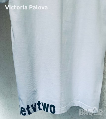 Бяла тениска FSBH унисекс, снимка 7 - Тениски - 39507330