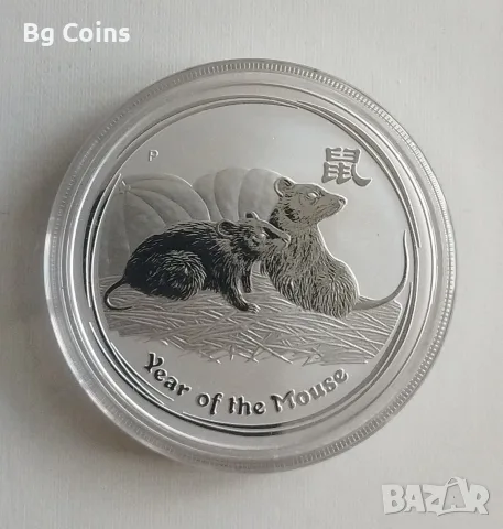 Сребро 2 OZ 2008 Мишка 