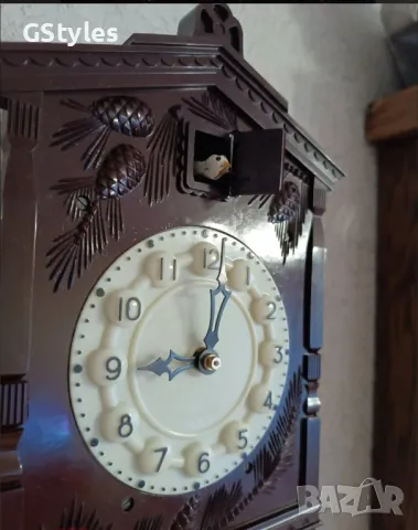 часовник с кукувица маяк- работещ , снимка 6 - Стенни часовници - 50386429