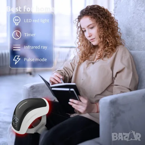 Уред за профилактика на болки в колена и стави KTS Knee Massager, снимка 12 - Наколенки - 48455203