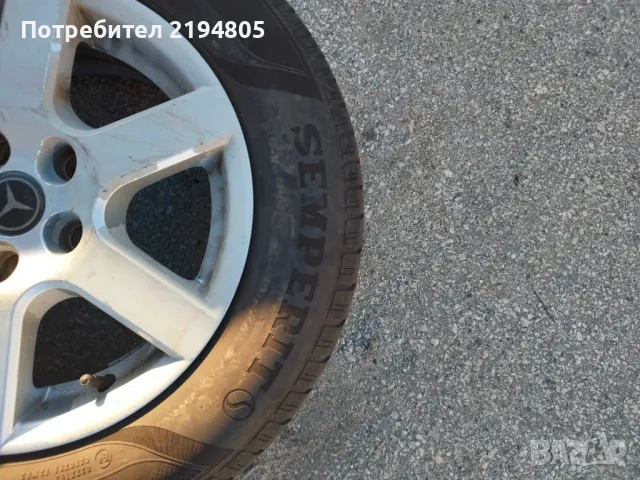 ДЖАНТИ С ЛЕТНИ ГУМИ ЗА MERCEDES, снимка 5 - Гуми и джанти - 47699601