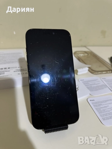 iPhone 15 Pro 256GB / 85% Battery Health / Карбонов Калъф / Midnight Blue /, снимка 7 - Apple iPhone - 55805718