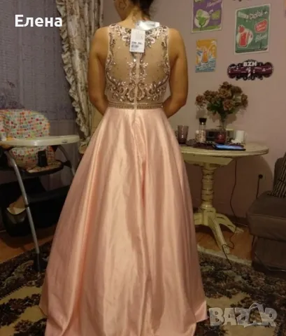 Продавам розова бална рокля, снимка 4 - Рокли - 49019094