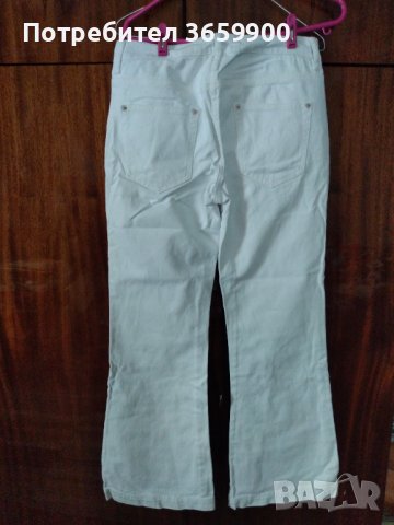 Бели дънки Wrap,London, размер 12, снимка 5 - Дънки - 41242022