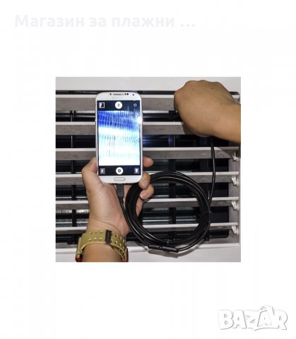 ВЪНШНА КАМЕРА(ЕНДОСКОП) ЗА ANDROID ИЛИ КОМПЮТЪР 5.5ММ, 6 LED, 2 МЕТРА USB, TYPE C - код 1244, снимка 4 - Селфи стикове, аксесоари - 34291147