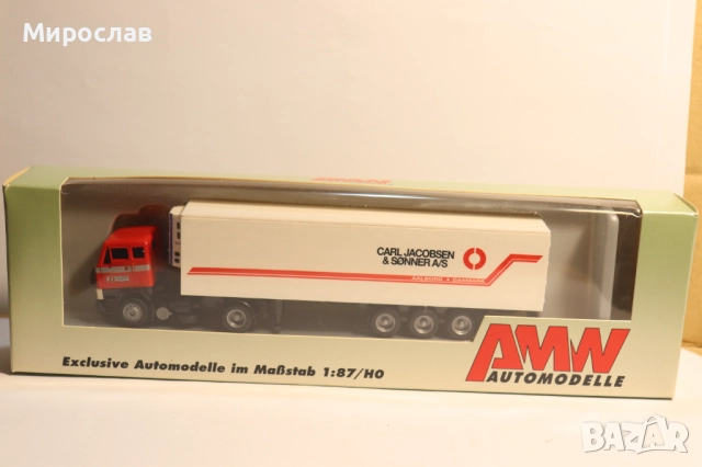 AMW 1:87 H0 VOLVO КАМИОН ТИР МОДЕЛ КОЛИЧКА