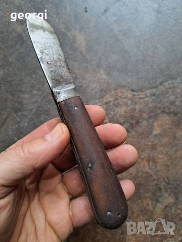 стар немски сгъваем нож Richard Herder Solingen 31/3, снимка 4 - Ножове - 53053571