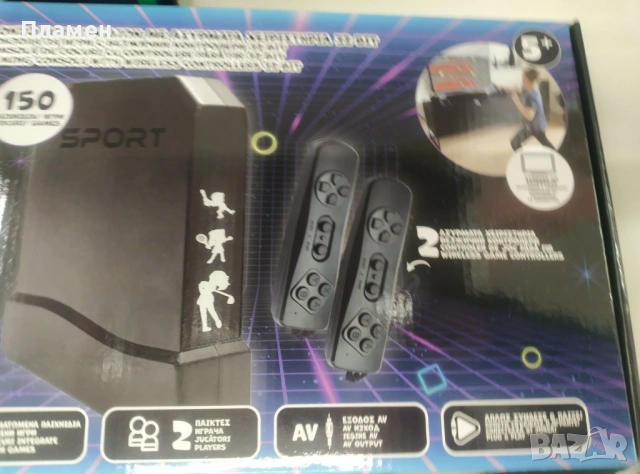 Video Game Игрална конзола с 2 безжични контролери, 32-bit и 150 игри, снимка 4 - Други игри и конзоли - 53505390