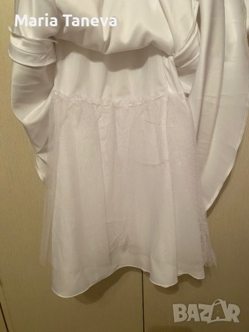 Рокля - официална от копринен плат, снимка 11 - Детски рокли и поли - 15893376