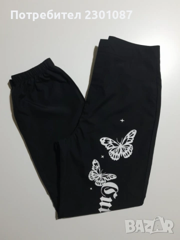 Черен панталон Romwe, снимка 3 - Панталони - 53057872