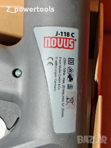 Електрически такер Novus J-118 C Electronic – Перфектно състояние, снимка 4 - Такери - 56057758