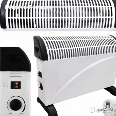 Електрически конвектор 2000 W с термостат, снимка 2 - Печки, фурни - 52872322