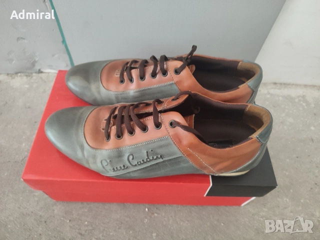 Мъжки кожени обувки Pierre Cardin, снимка 4 - Спортно елегантни обувки - 53872562