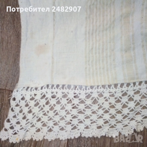 Ленен чаршаф с дантела, снимка 9 - Спално бельо - 52225394