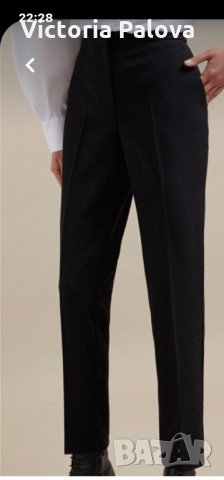 Модерен стилен вълнен панталон,мъжка кройка, снимка 10 - Панталони - 34594112