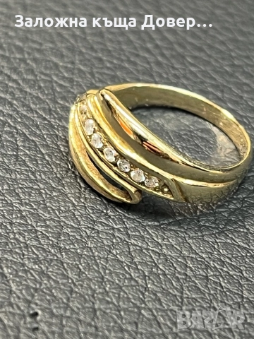 Златен пръстен 14 K 585 Gold zlatni prasten, снимка 2 - Пръстени - 52123612