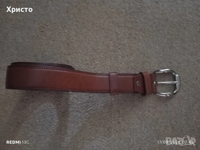 Кожен мъжки колан 