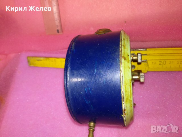 PETER MADE in GERMANY Стар КОЛЕКЦИОНЕРСКИ МЕХАНИЧЕН БУДИЛНИК ВИНТИДЖ МОДЕЛ НЕМСКИ РЯДЪК 43710, снимка 16 - Антикварни и старинни предмети - 44464898