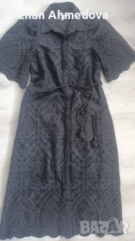 Черна рокля H&M  Английска бродерияXXS размер