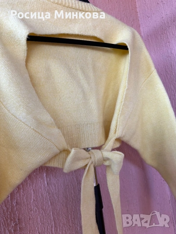 Дамски пуловер с гол гръб, снимка 3 - Блузи с дълъг ръкав и пуловери - 53838771