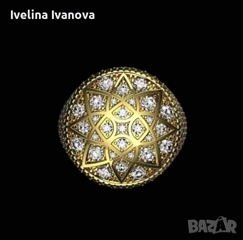 Стилен мъжки пръстен, снимка 2 - Пръстени - 52888147