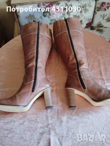 Дамски ботуши SIMPLY естествена кожа за дама с широк прасец 42 номер, снимка 4 - Дамски ботуши - 53166019