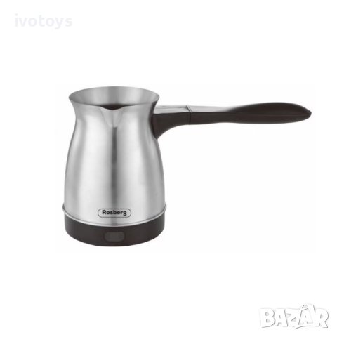 Електрическо джезве Rosberg R51165A, 600W, 500мл., Инокс, снимка 1