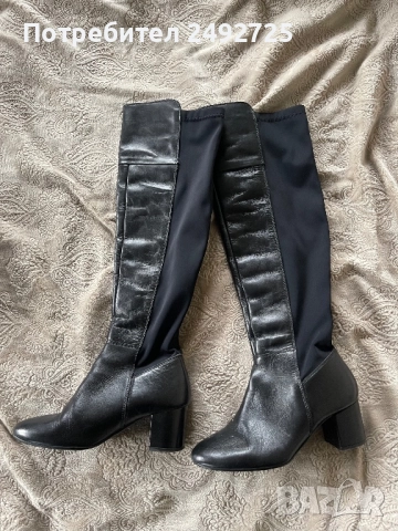 Ботуши чизми естествена кожа 4 чифта