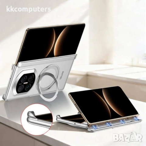 Защитен Калъф Huawei Mate X7 GKK (PC+TPU) - Магнитен Ротиращ Държач/ Стойка, 360° Защита, Вкл. Проте, снимка 2 - Калъфи, кейсове - 53150647