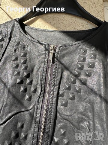 Страхотно кожено яке, снимка 4 - Якета - 44303825