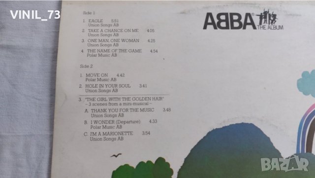ABBA – The Album ВТА 11047, снимка 3 - Грамофонни плочи - 39456217