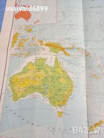 Карта на Австралия , снимка 4 - Други - 53643375