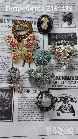 Ретро брошки в безупречно състояние , снимка 4 - Антикварни и старинни предмети - 53843432