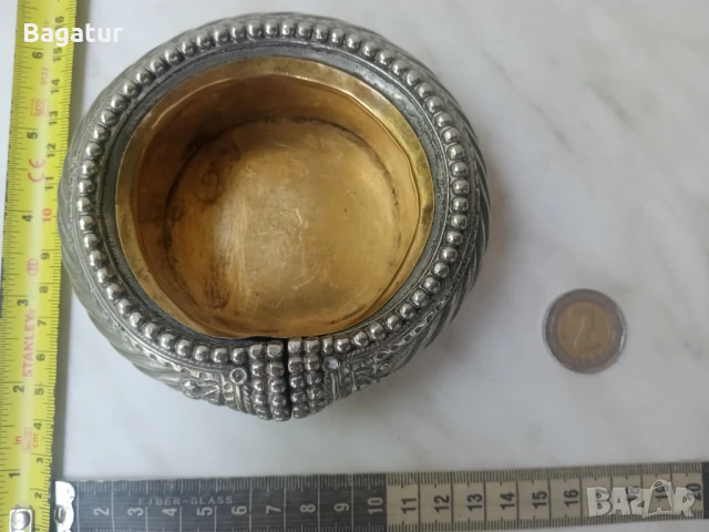 Етно гривна,съд,племенна,бронз,гравиран,Рр,Африка, снимка 4 - Антикварни и старинни предмети - 51106319