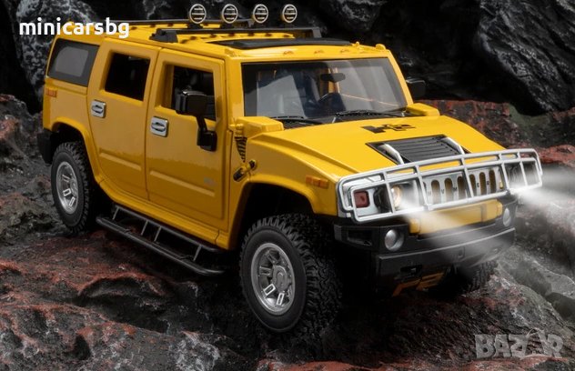 Метални колички: Hummer H2 (Хамър), снимка 2 - Колекции - 41755835