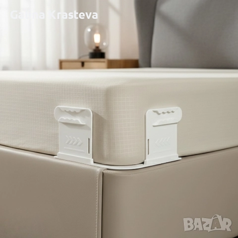 Държачи за чаршафи против плъзгане – комплект 4 броя, снимка 10 - Декорация за дома - 52929014