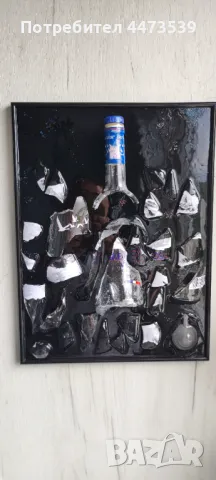 Картини с бутилки, снимка 2 - Декорация за дома - 50296302