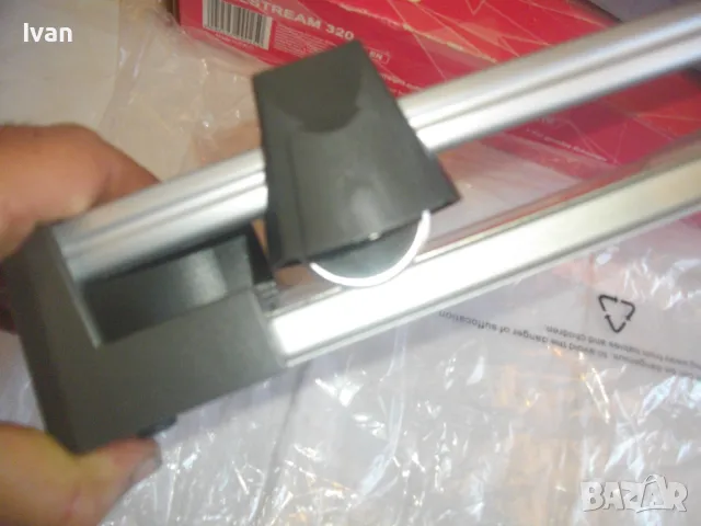 НОВ Ръчен РОЛКОВ НОЖ за рязане хартия табак кадастрон до 10 листа Profi Office ROLLSTREAM 320, снимка 14 - Други инструменти - 47402398