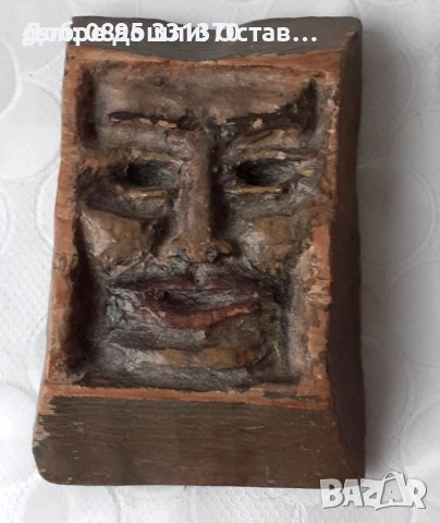 Маски: стара дървена маска, дърворезба, голяма, пано, пана, снимка 7 - Пана - 32030072