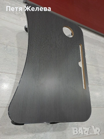 Сгъваема дървена МДФ масичка за легло, снимка 6 - Маси - 53650009