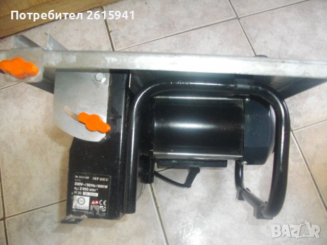 Немска Ел.Машина Рязане Плочи/Плочки-Basic Meister 600W-ф180мм/T.I.P. 600W-ф150мм/Режат 23мм-35 мм, снимка 12 - Други инструменти - 41025283